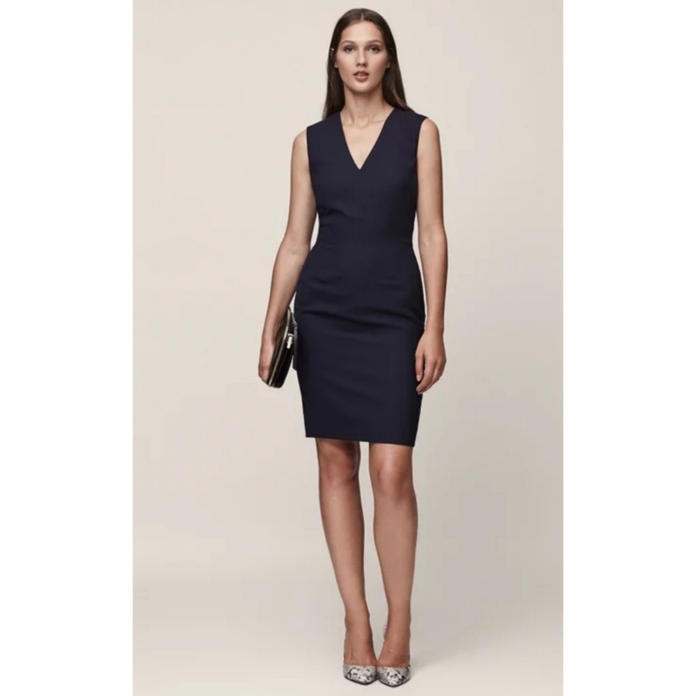 NWT Reiss Navy Faulkner Suit Dress